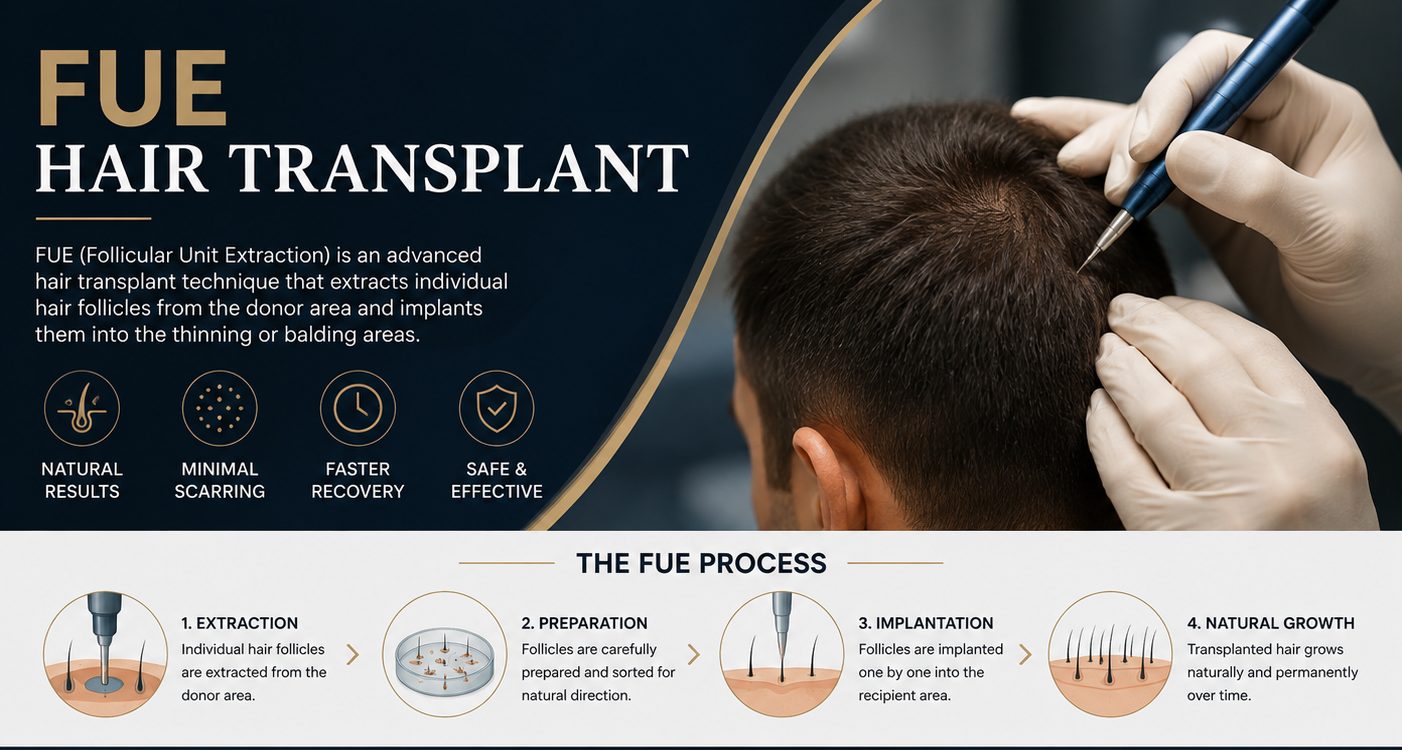 FUE hair transplant procedure